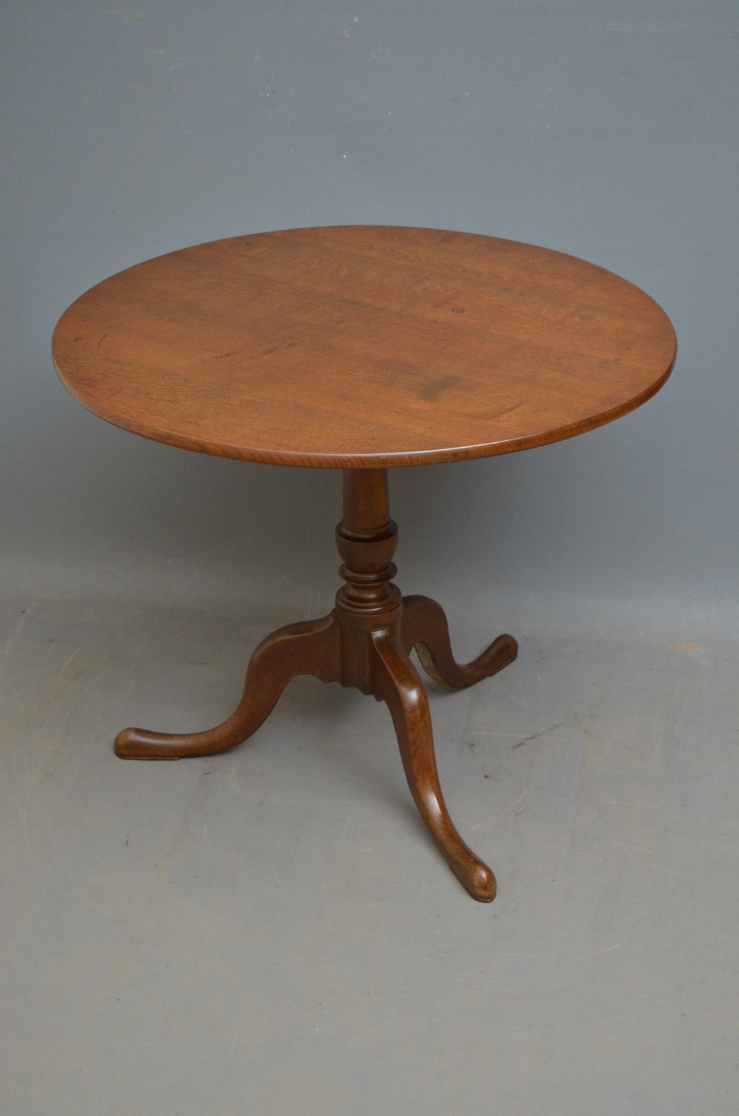 George Iii Oak Tilt Top Table Nimbus Antiques