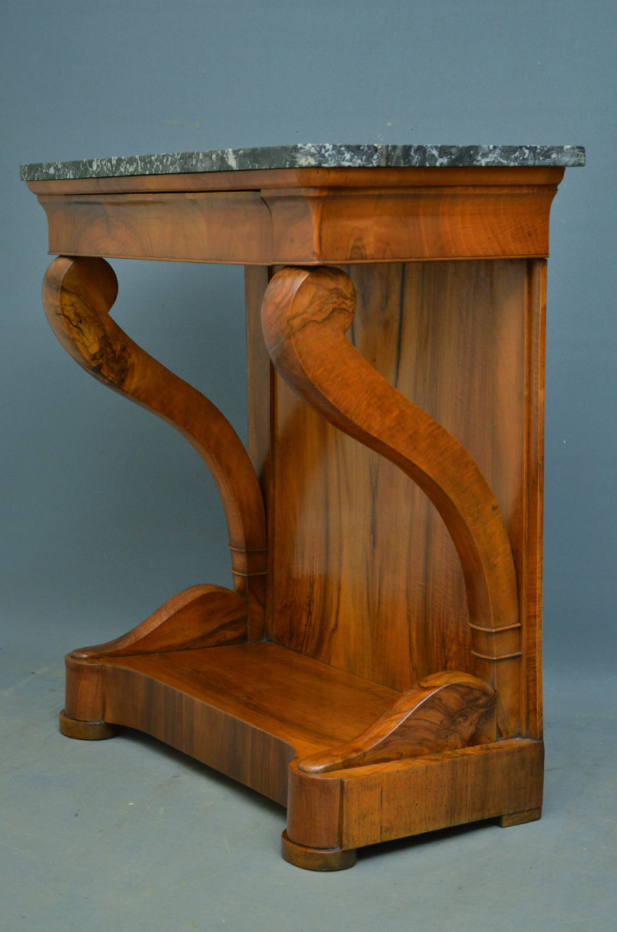 Louis Philippe Walnut Console Table - Image 6