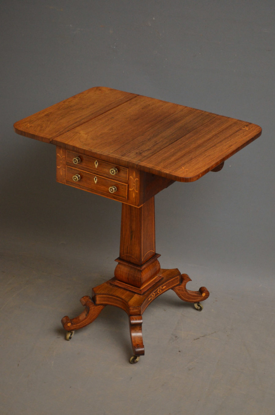 Regency Rosewood Pembroke Table