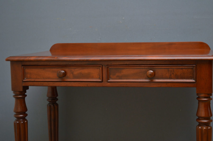 Victorian Mahogany Writing Table - Image 4