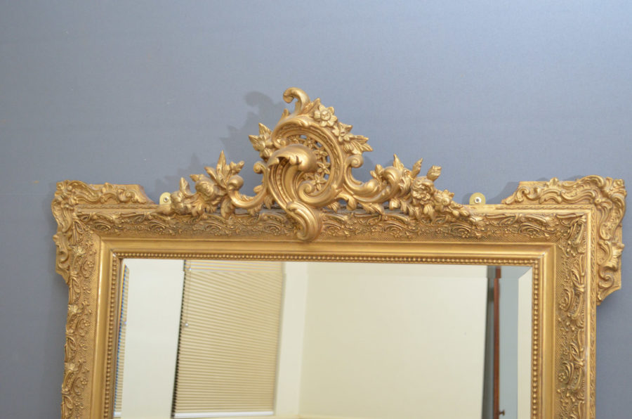 A Very Decorative Gilt Mirror - Image 6