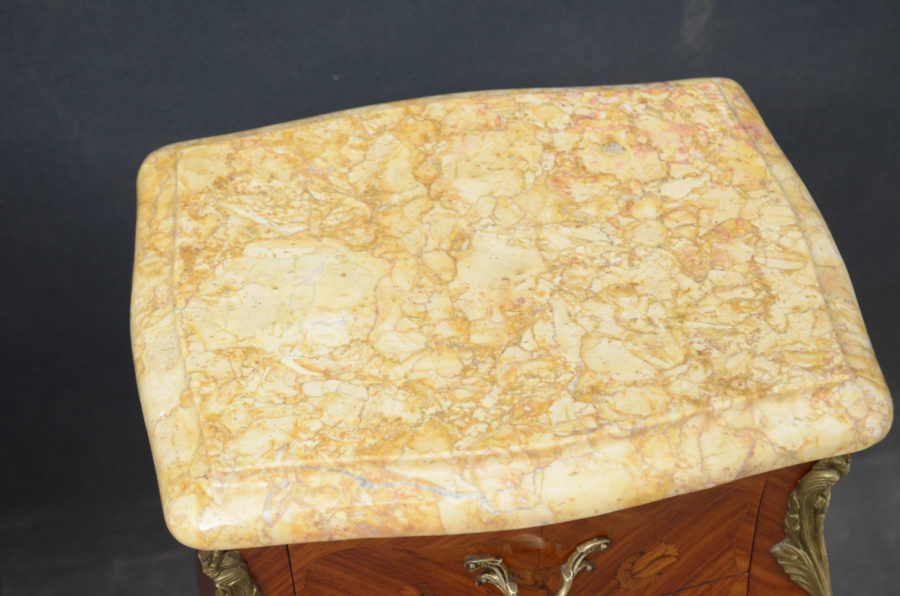 French Pair of Bedside Cabinets - Image 3
