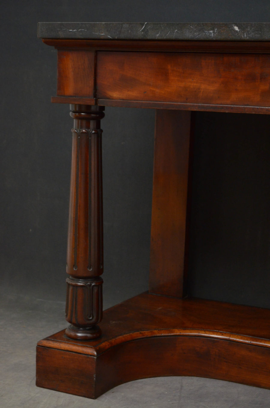 William IV Mahogany Console Table - Image 9