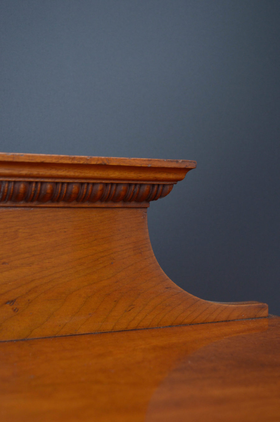 Victorian Solid Walnut Open Bookcase - Image 4