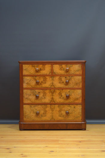 Victorian Walnut Chest of Drawers