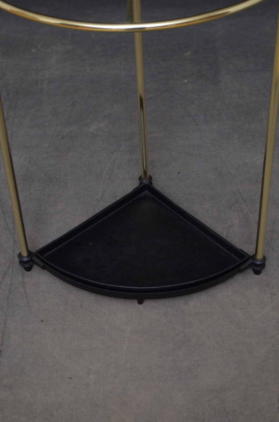 Edwardian Corner Umbrella Stand in Brass - Image 5