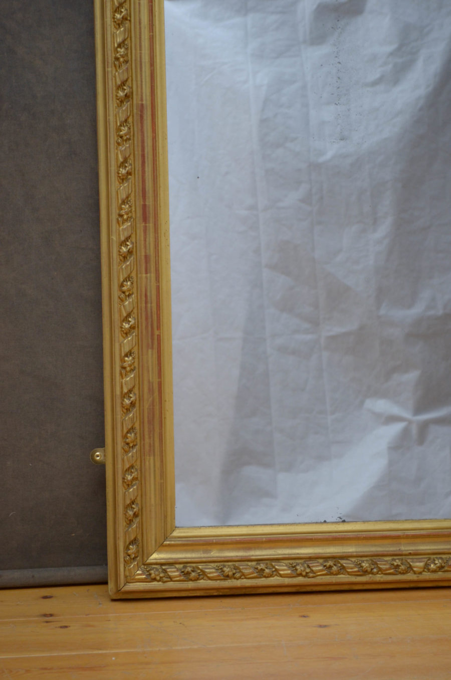 XIXth Century Gilt Wall Mirror - Image 3