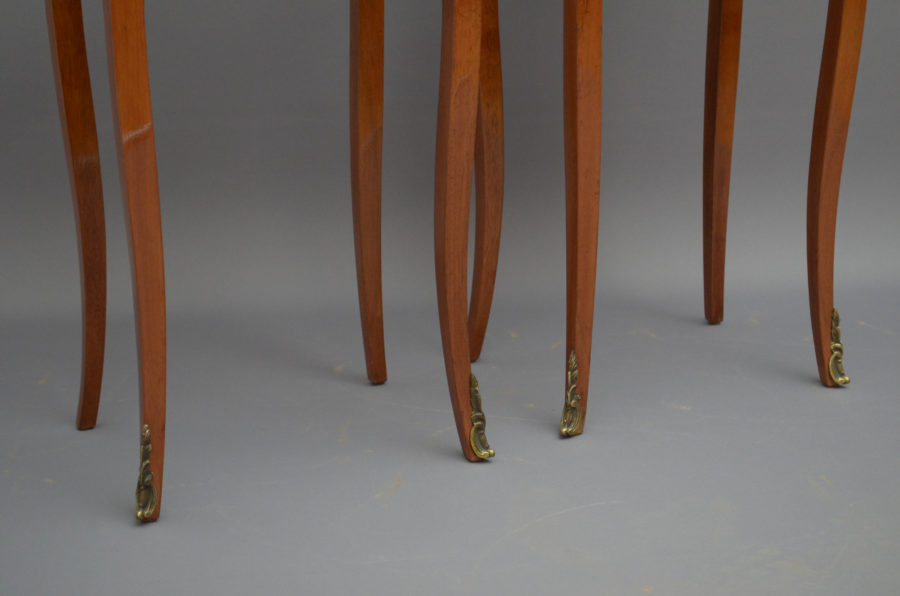 Pair of Bedside Cabinets Chests in Tulipwood - Image 8