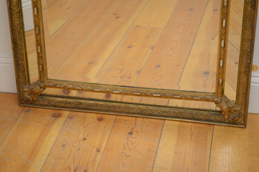 Fine 19th Century Gilded Wall Mirror - Image 2