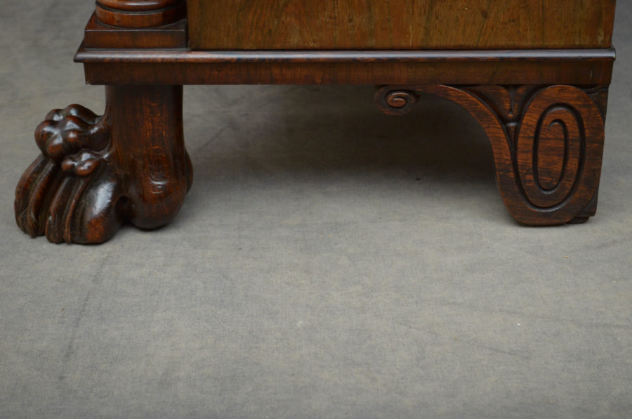 Regency Rosewood Chiffonier - Image 21