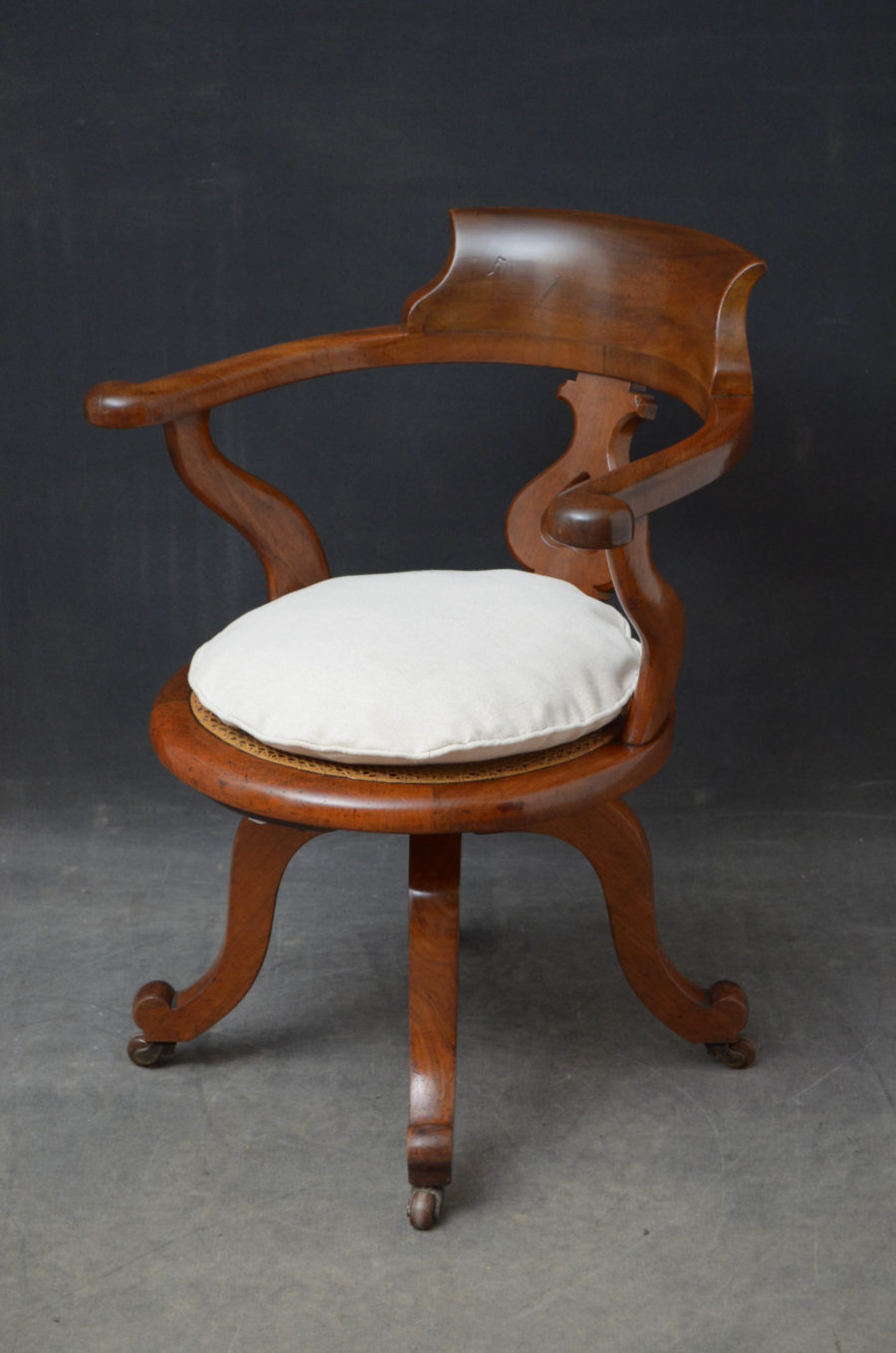 Victorian Mahogany Office Chair