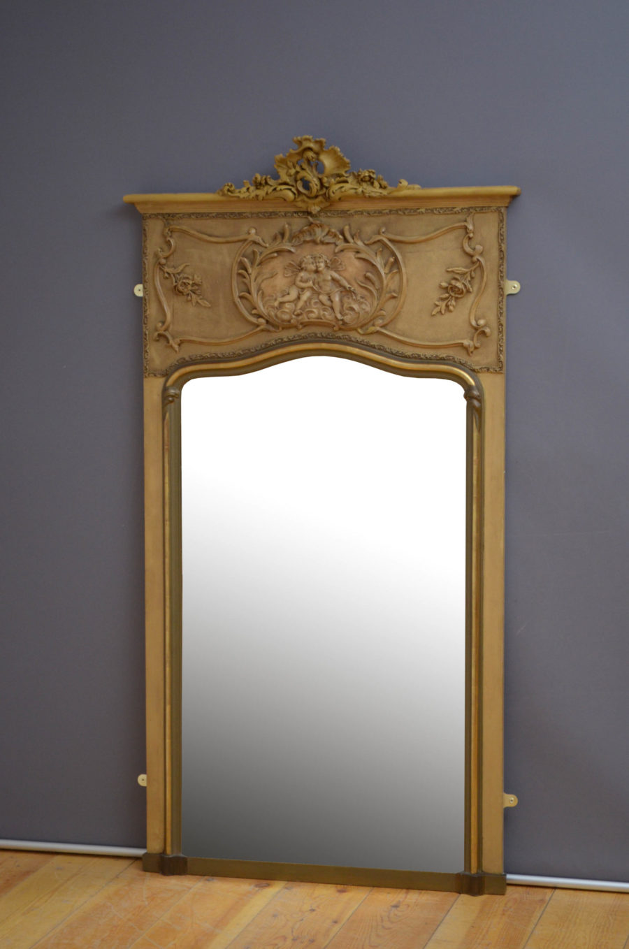 19th Century Trumeau Mirror