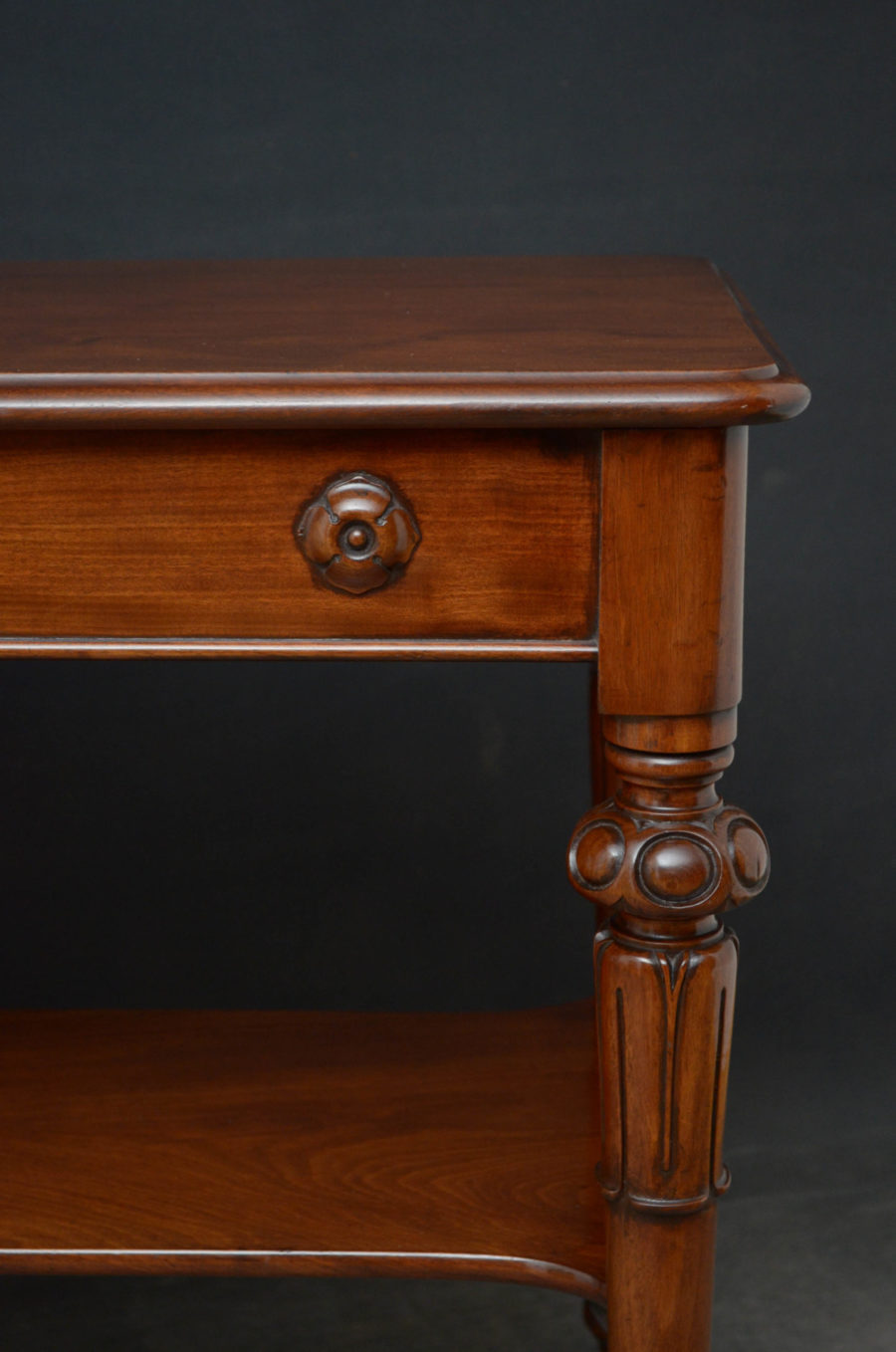 Tall Early Victorian Mahogany Table - Image 11