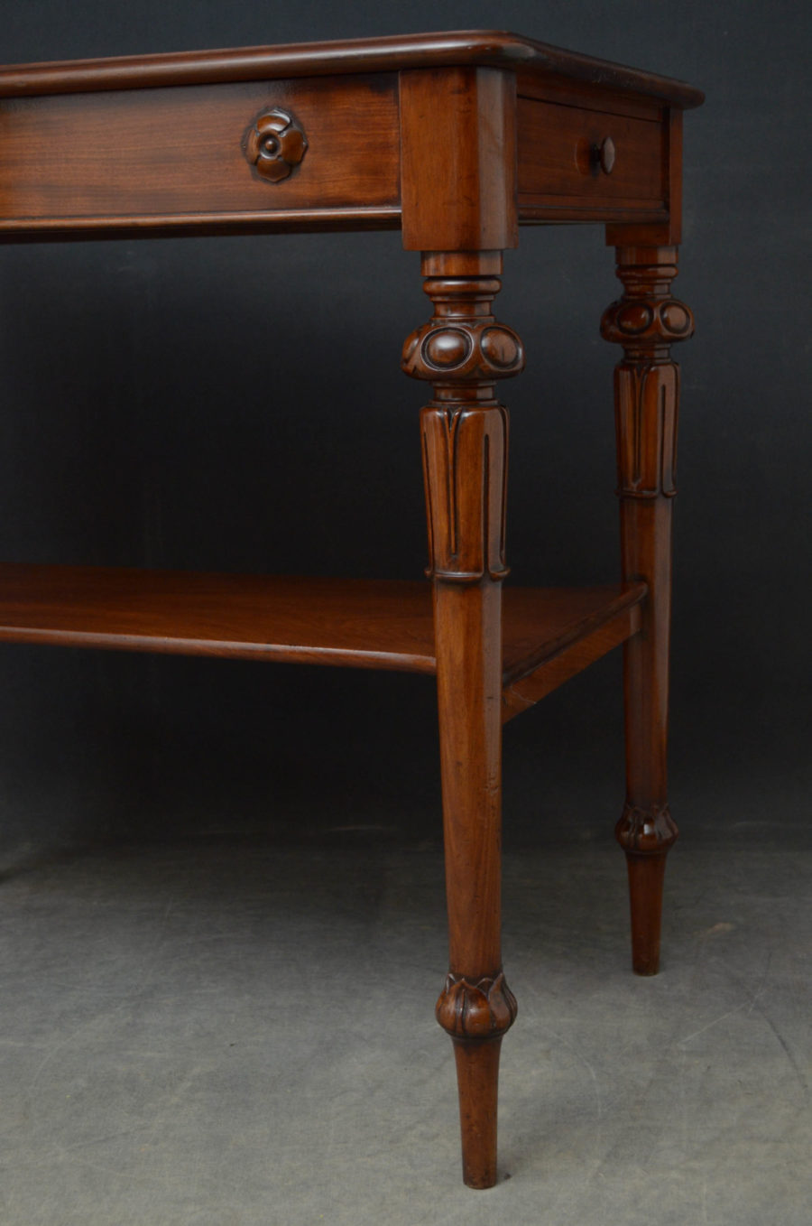 Tall Early Victorian Mahogany Table - Image 12