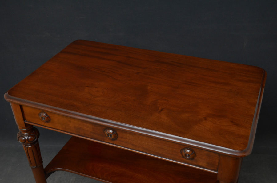 Tall Early Victorian Mahogany Table - Image 3