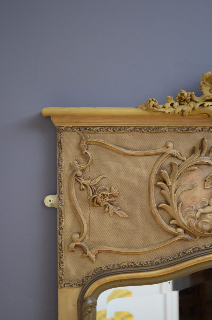 19th Century Trumeau Mirror - Image 5