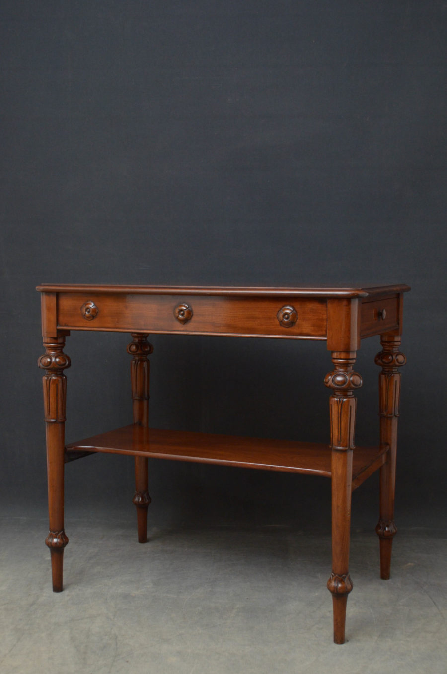 Tall Early Victorian Mahogany Table - Image 4