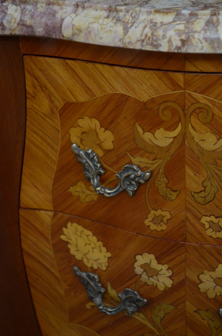 Pair of Marble Topped Bedside Cabinets - Image 9