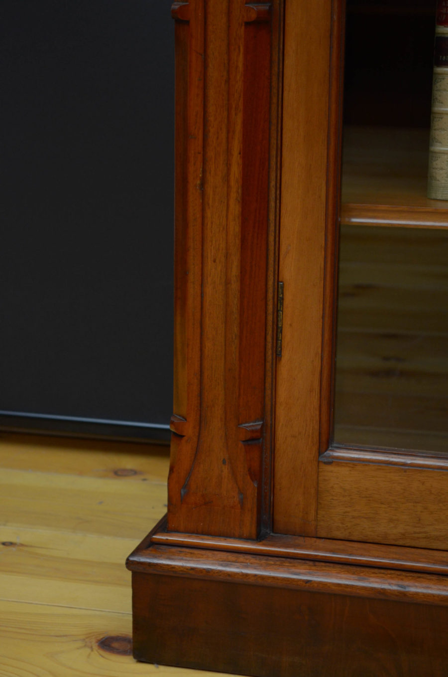 Reformed Gothic Mahogany Bookcase - Image 10