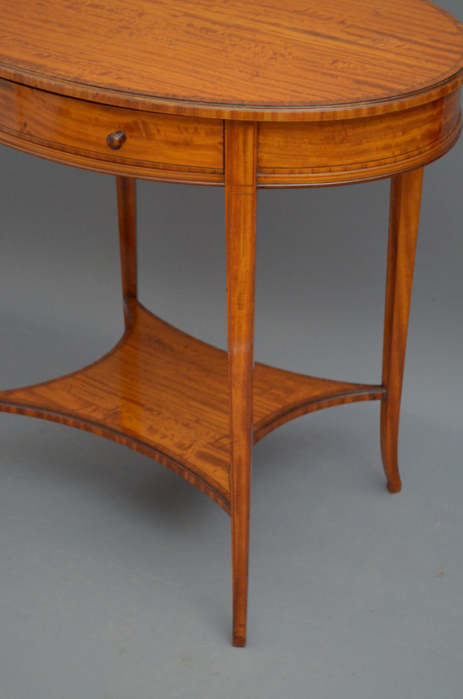 Late Victorian Satinwood Occasional Table - Image 10