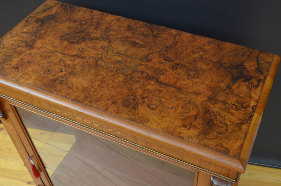Victorian Walnut Pier Cabinet - Image 4