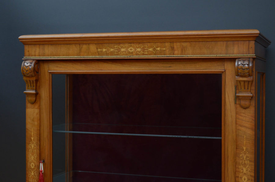 Victorian Walnut Pier Cabinet - Image 6