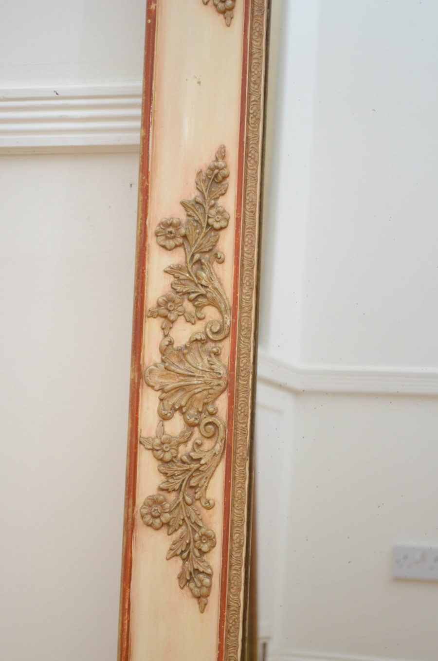 19th Century French Wall Mirror H124cm - Image 4