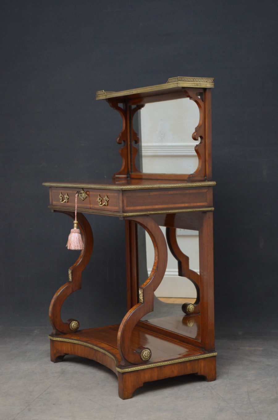 George IV Mahogany Console Table of Narrow Proportions - Image 19