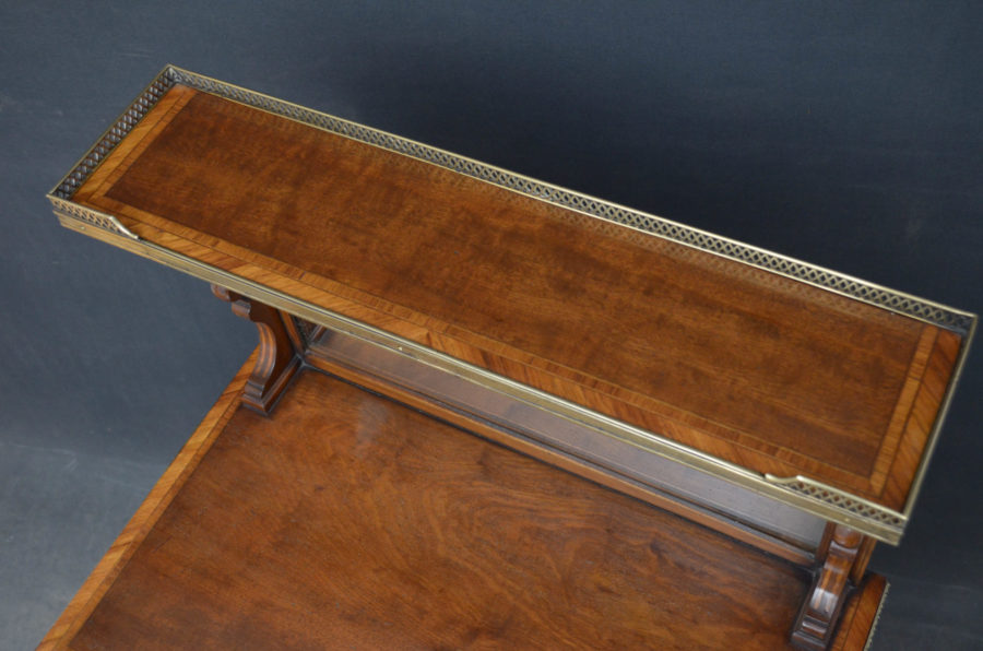 George IV Mahogany Console Table of Narrow Proportions - Image 2