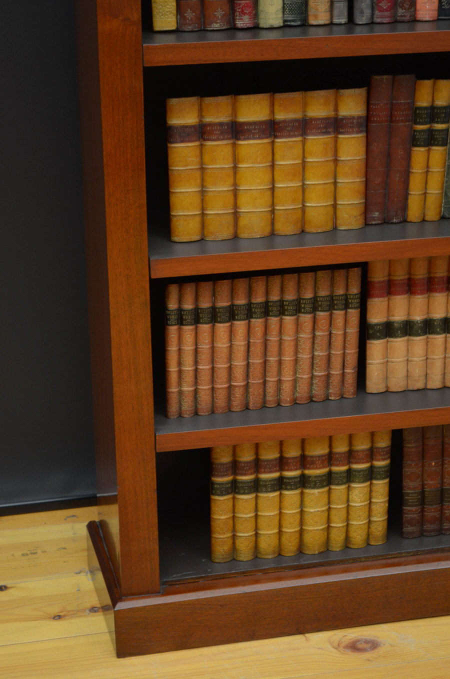 Victorian Walnut Open Bookcase - Image 6