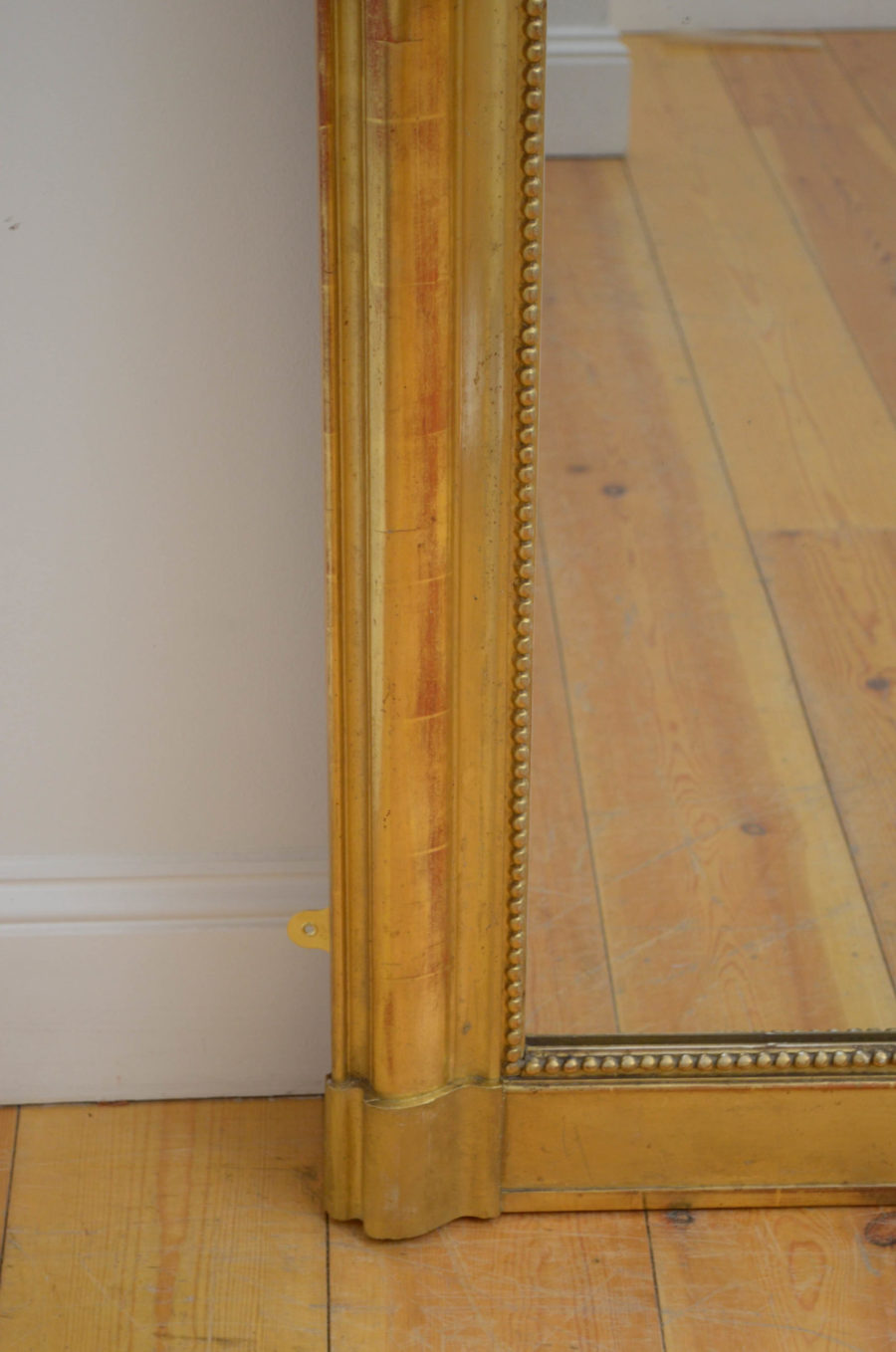 Louis Philippe French Giltwood Wall Mirror H131cm - Image 4