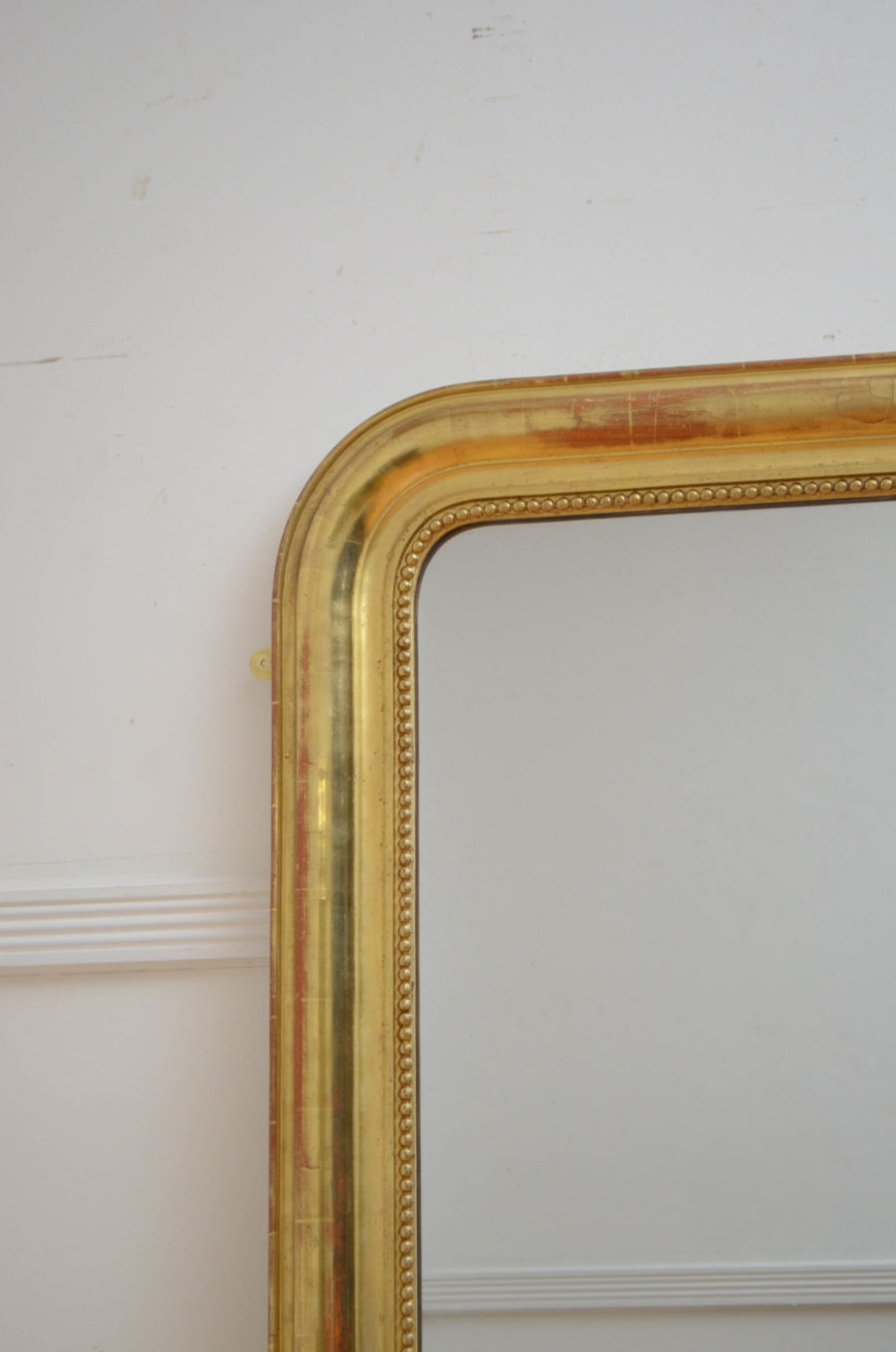 Louis Philippe French Giltwood Wall Mirror H131cm - Image 6