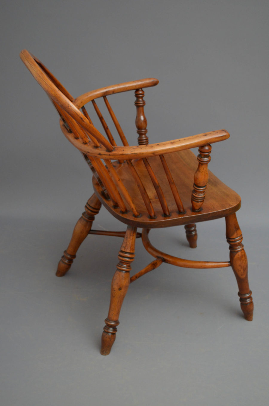 Victorian Yew Wood Windsor Chair - Image 12