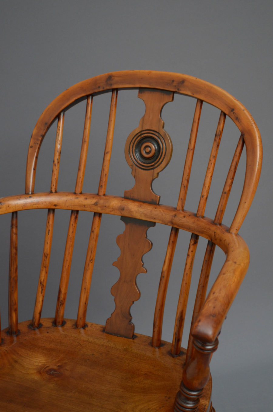 Victorian Yew Wood Windsor Chair - Image 2