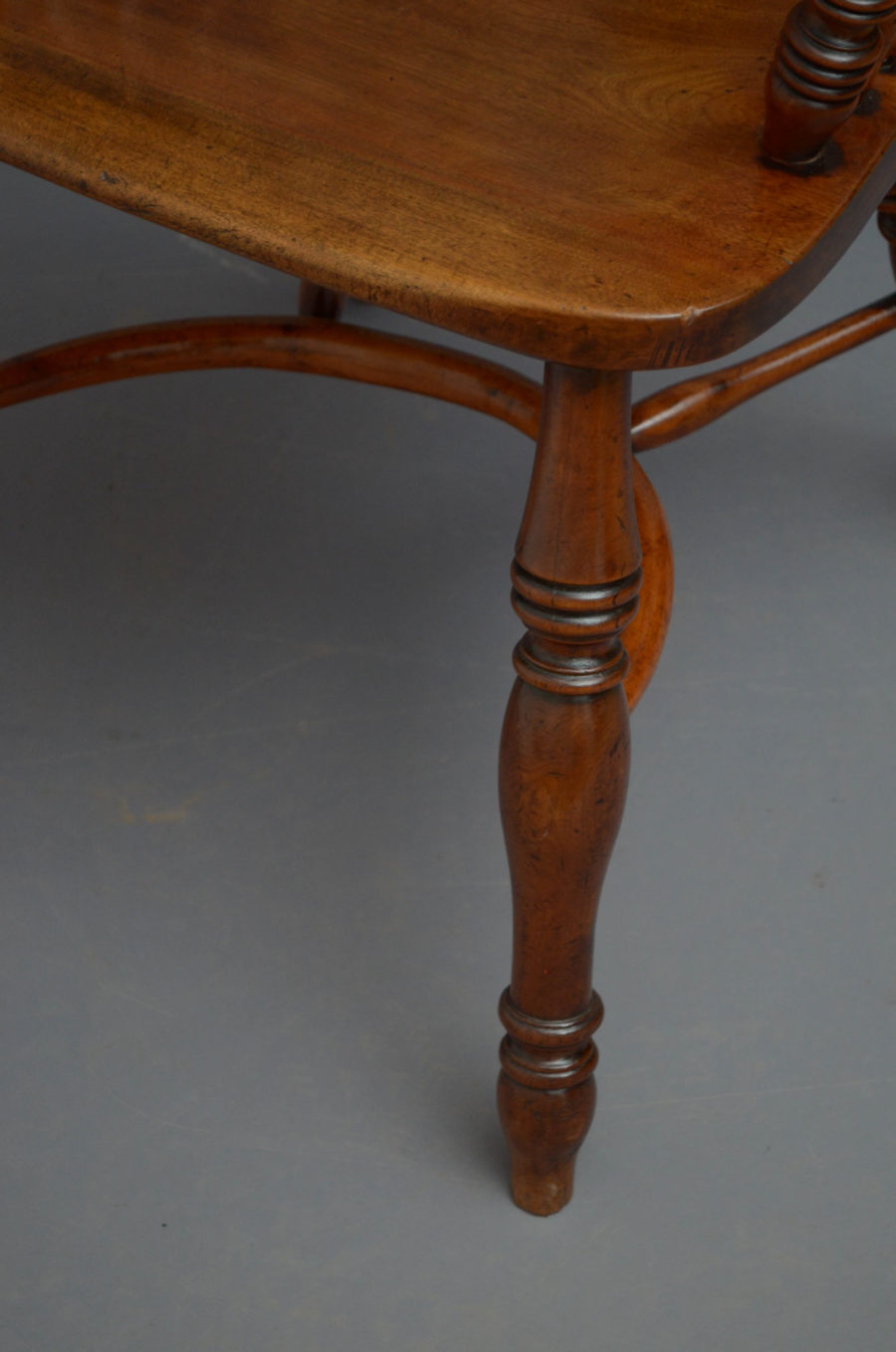 Victorian Yew Wood Windsor Chair - Image 8