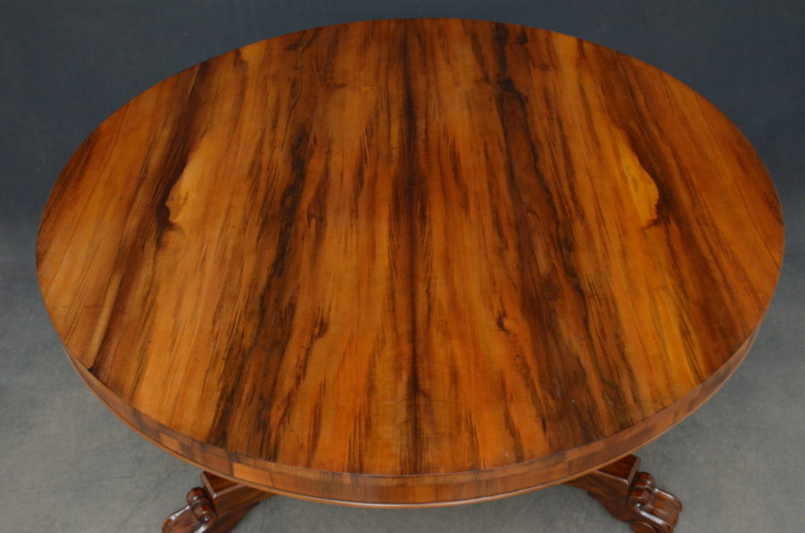 William IV Goncalo Alves Dining / Centre Table - Image 7