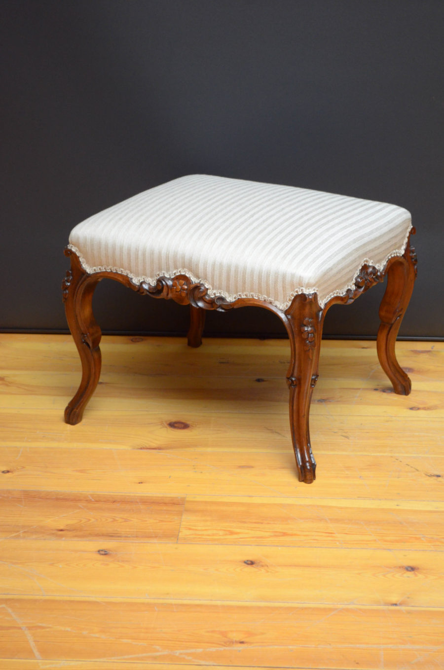 Victorian Walnut Stool