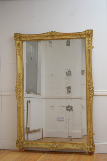 Large 19th Century Mirror H174cm