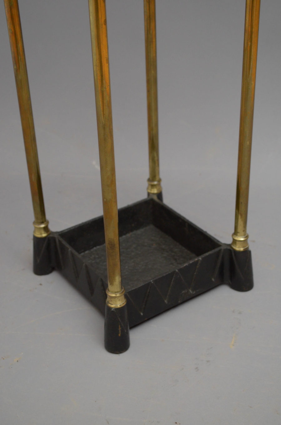 Edwardian Brass Umbrella Stand - Image 5