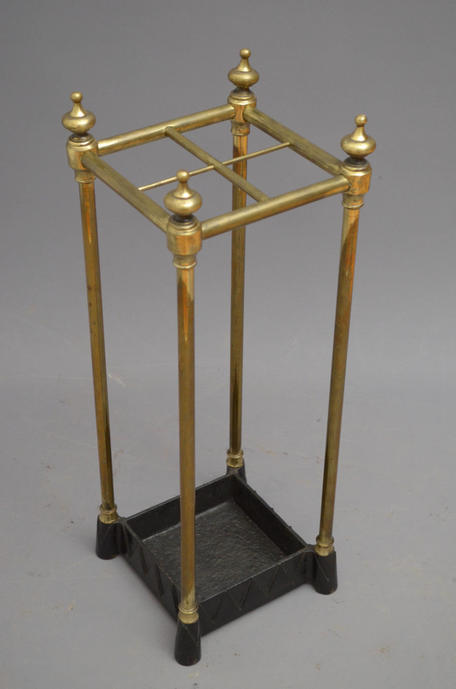 Edwardian Brass Umbrella Stand - Image 7