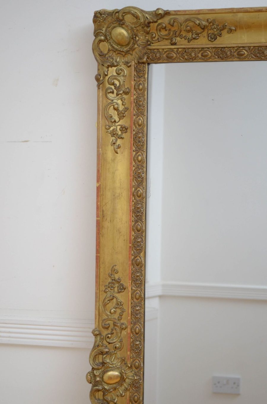 19th Century French Giltwood Mirror H165cm - Image 6
