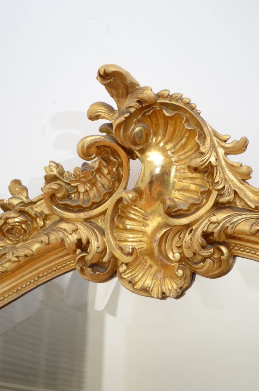 Tall 19th Century Pier Mirror H177cm - Image 7