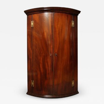 Regency Inlaid Corner Cupboard