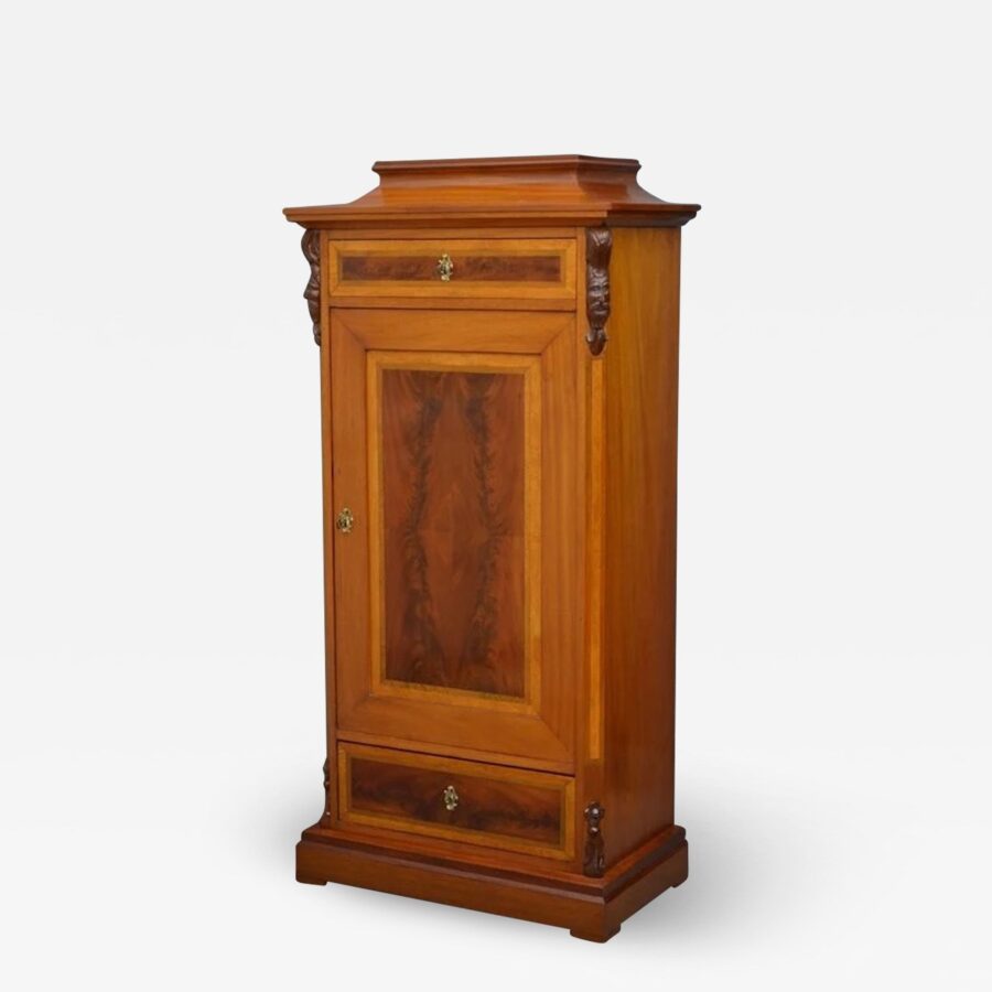 Continental Mahogany Side Cabinet - Cupboard - Image 2