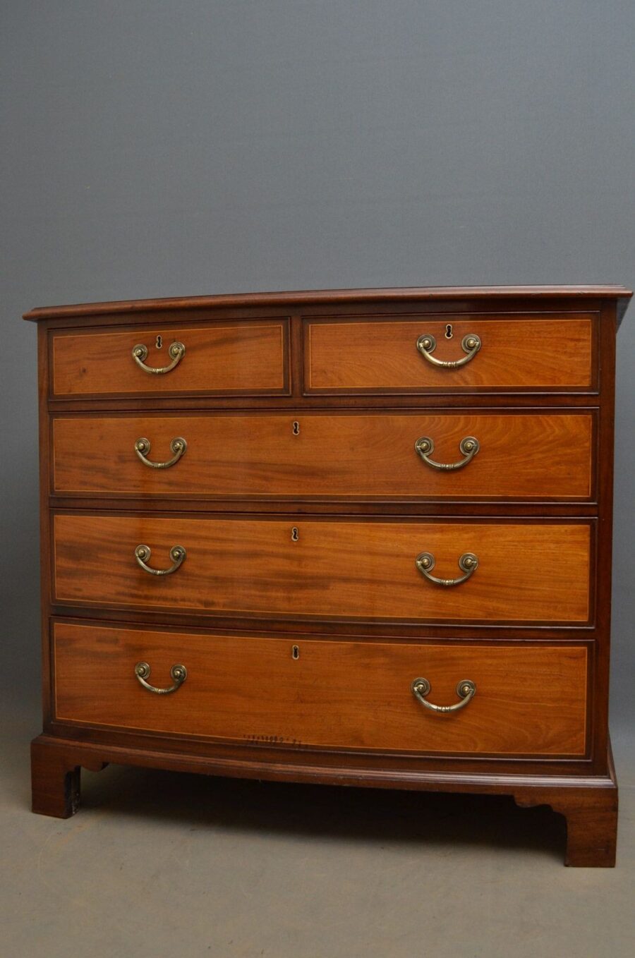Regency Mahogany Chest of Drawers - Image 5