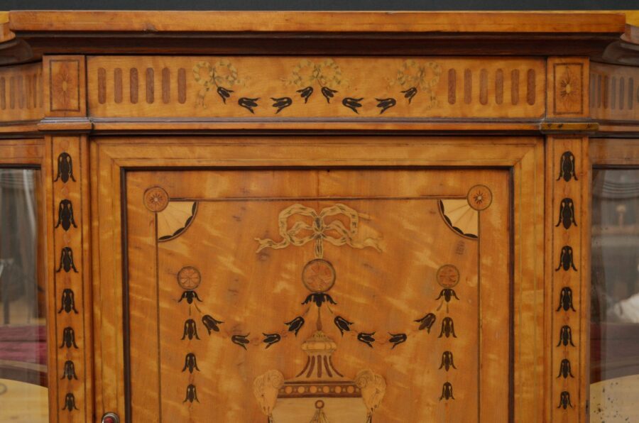 Exceptional Satinwood Cabinet by Maple & Co - Image 8