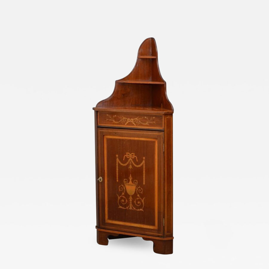 Edwardian Corner Cupboard - Image 2