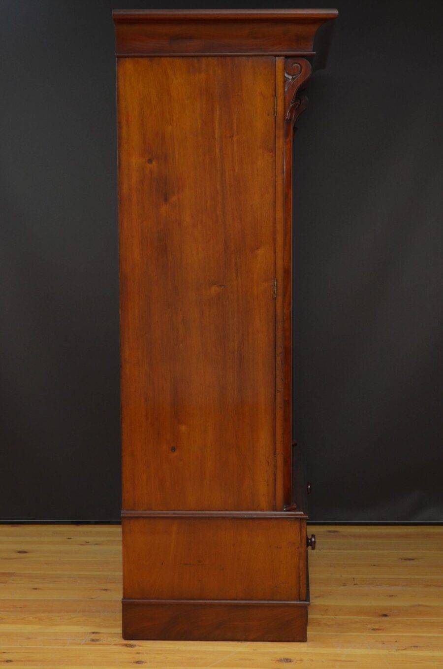 William IV Mahogany Two Door Wardrobe - Image 12