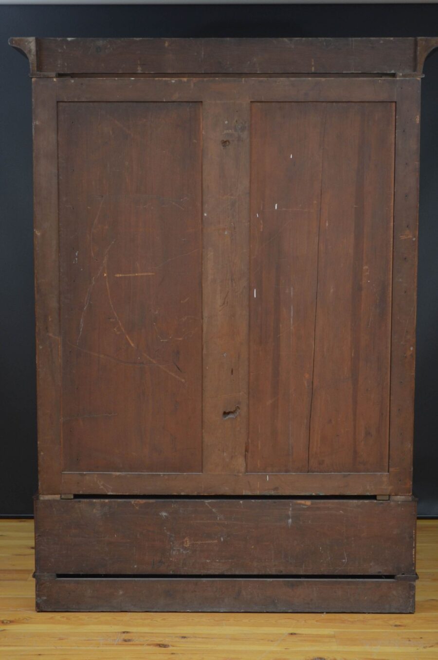 William IV Mahogany Two Door Wardrobe - Image 14