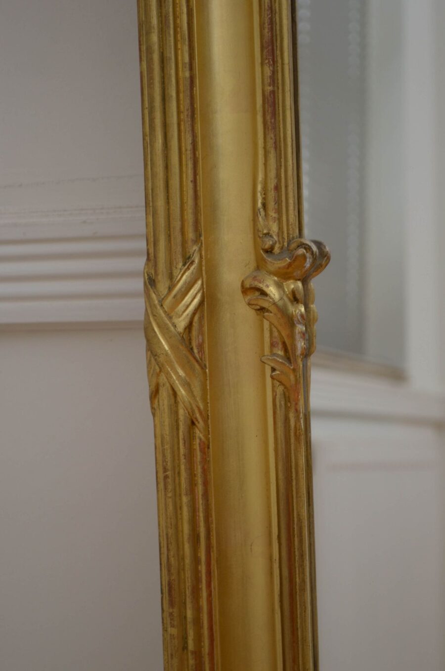 Antique Gilded Pier Mirror H168cm - Image 15